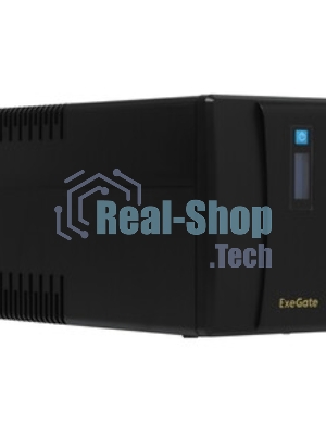 Источник бесперебойного питания ExeGate SpecialPro Smart LLB-1200.LCD.AVR.4SH / 1200 ВА / 750 Вт / 4 x CEE 7 (евророзетка)
