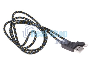Кабель Qumo light series, USB-Apple 8 pin, 1м, 5В, 1A, опл. PVC, кон. PVC, белый