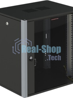 Шкаф коммутационный Sysmatrix (WP 6312.910) настенный 12U 600x350 мм пер. дв. стекл 2 бок. пан. 60 кг черный 20 кг IP20