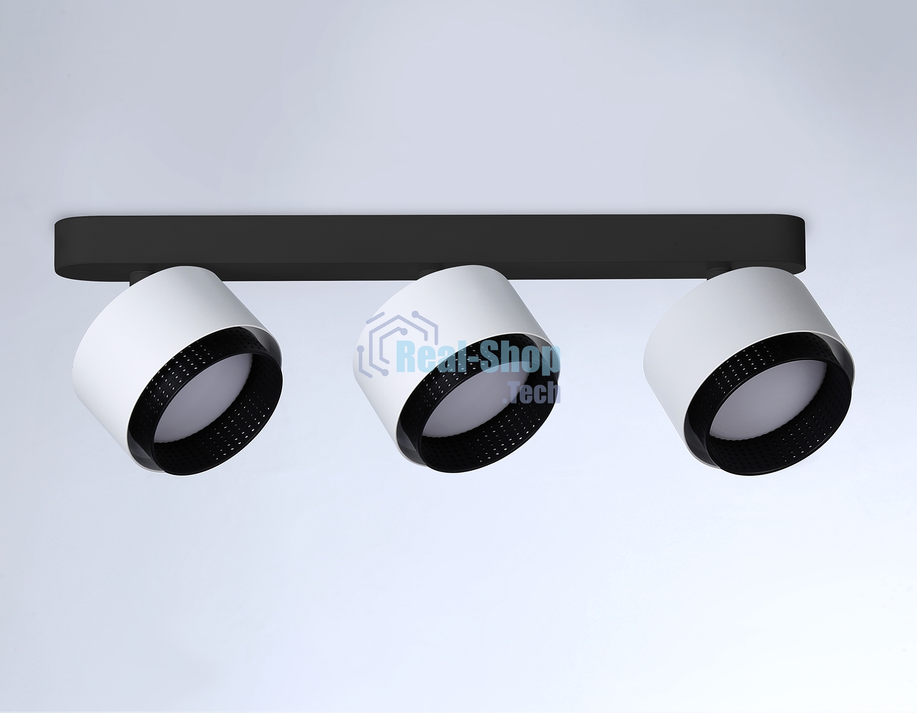Светильник Ambrella light TN71291/3 WH/BK белый/черный GX53/3 max 12W 400*95*137