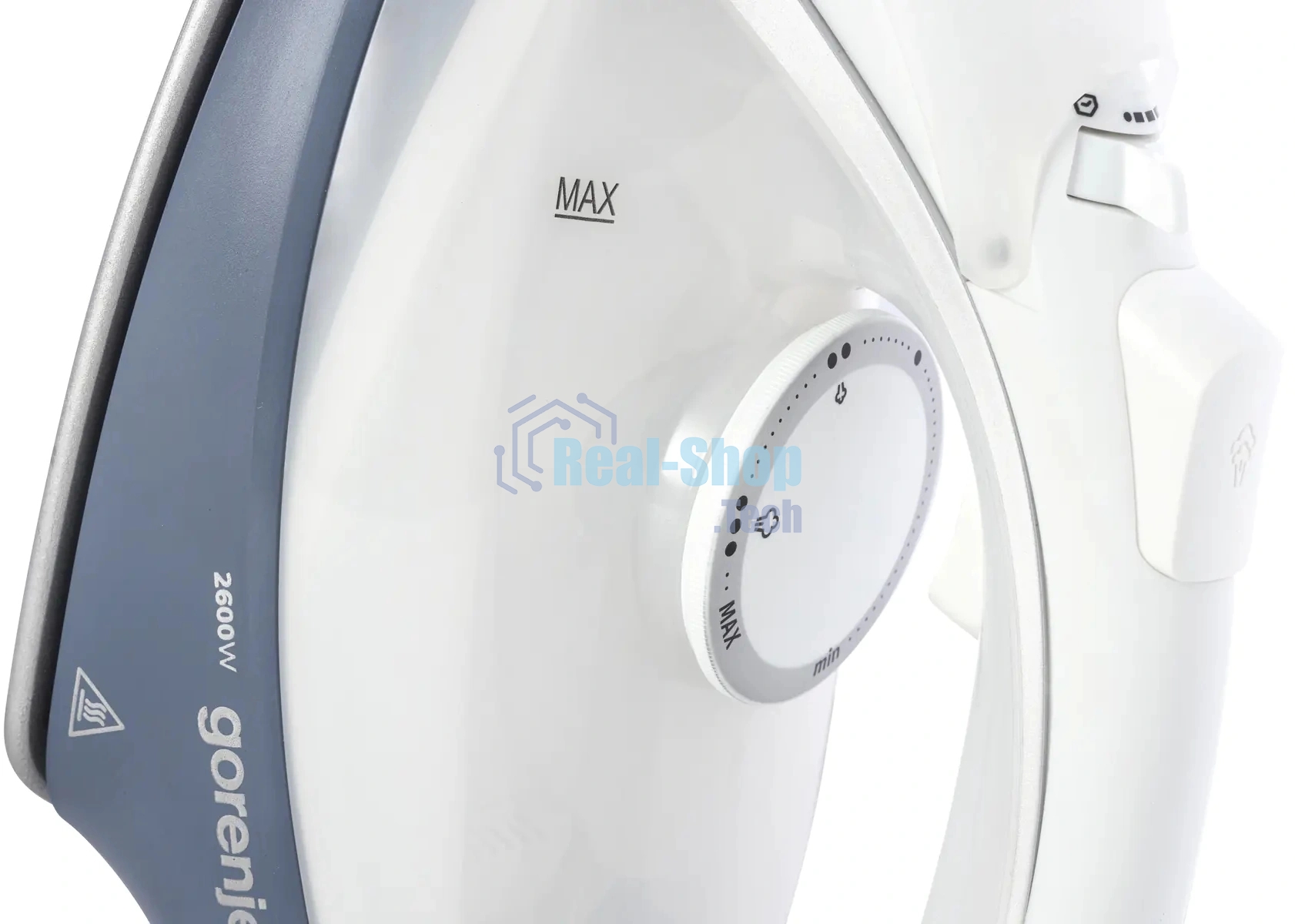 Утюг Gorenje SIK2600WB белый, 2600 Вт, 45 г/мин, 190 г/мин, 400 мл