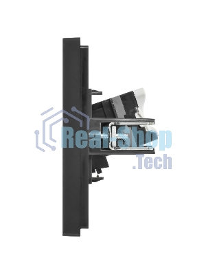 Розетка компьютерная 2-ая RJ45 кат.5E IEK FORTE&PIANO FP133 черный