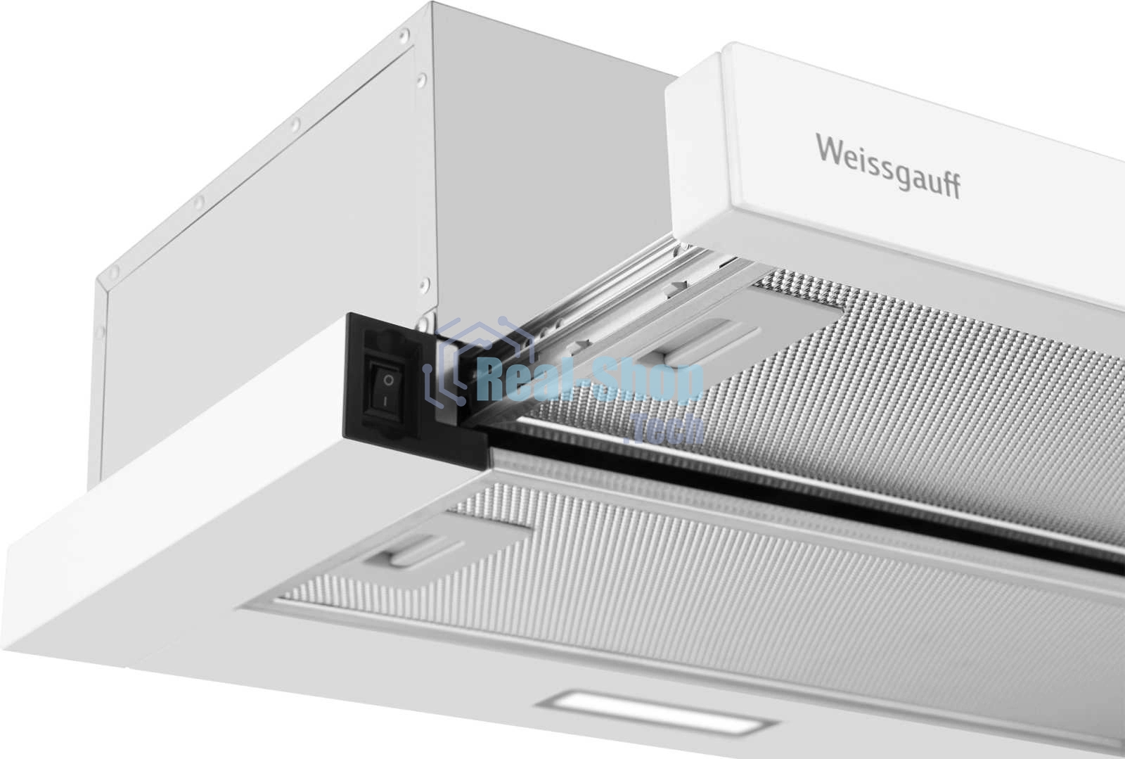 Вытяжка Weissgauff TEL 600 2M White Glass