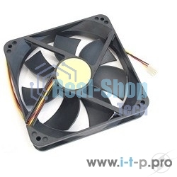 Вентилятор для корпуса Gembird D40BM-12A черный, 40 мм, 4000 об/мин, 30 дБ, 3 pin