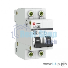 Выключатель автоматический EKF mcb4729-2-10C 2P 10А (C) 4,5кА ВА 47-29 EKF Basic