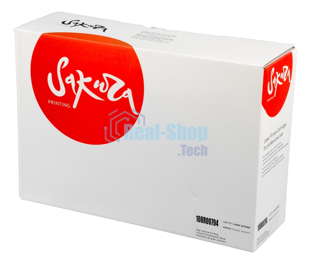 Картридж лазерный Sakura 108R00794 для Xerox P3635, черный, 5000 к.