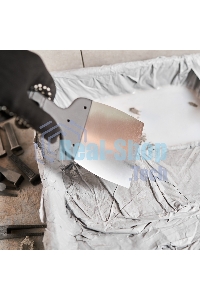 Шпатель Rexant 100 мм нержавеющая сталь, пластмассовая ручка