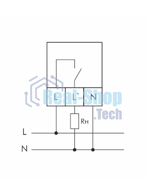 Реле напряжения CP-721 (50-450В 30А 2 модуля IP20 монтаж на DIN-рейке)(аналог УЗМ) F&F EA04.009.003