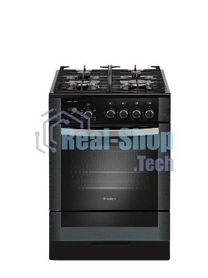 Плита газовая Gefest ПГ 6500-03 0044 черный, конфорок 4 шт, духовка 52 л, 60 см x 85 см x 60 см