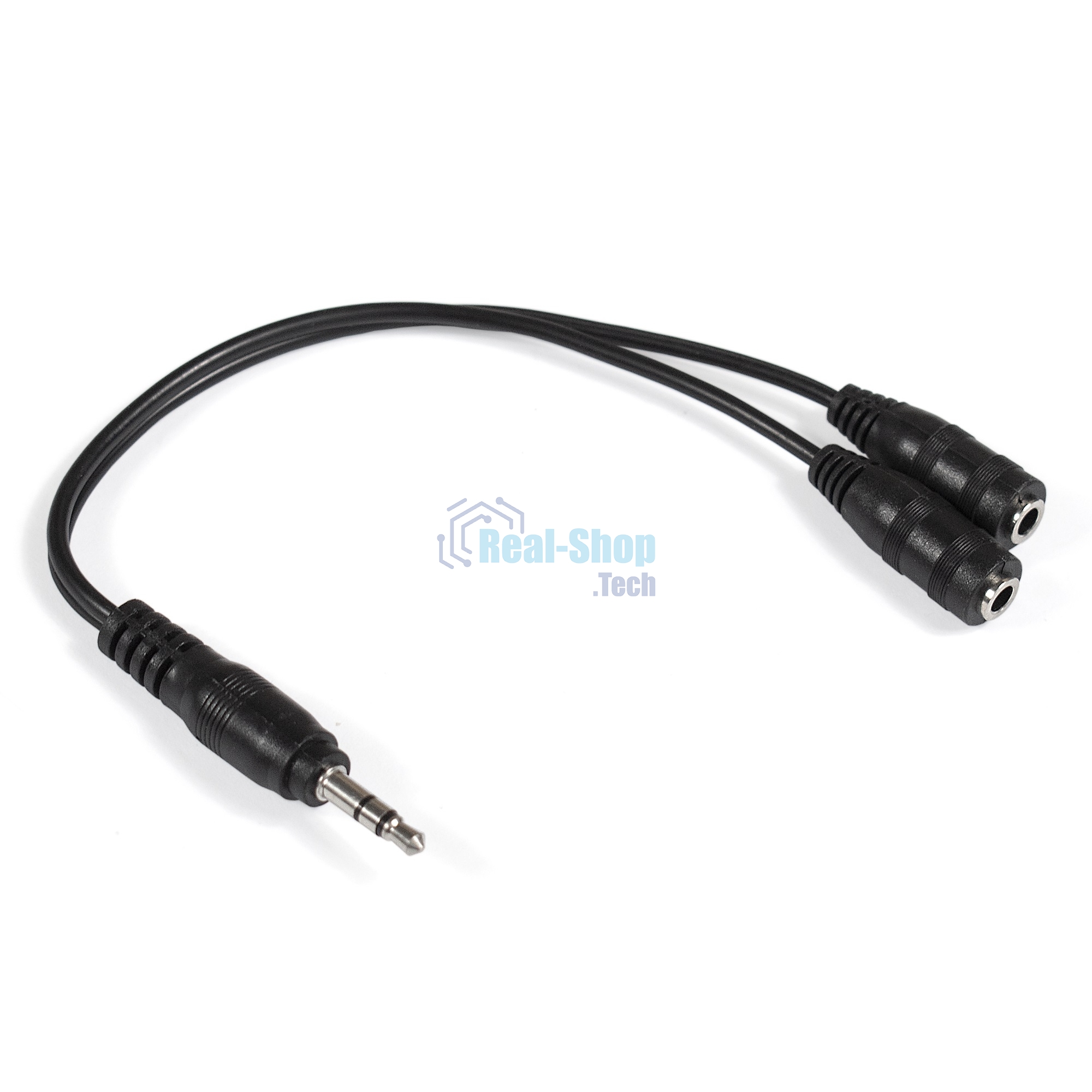 Кабель-разветвитель аудио Exegate EX284946RUS EX-CCA-415-0.3 (3.5мм Jack M/2x3.5мм Jack F, 0,3м)