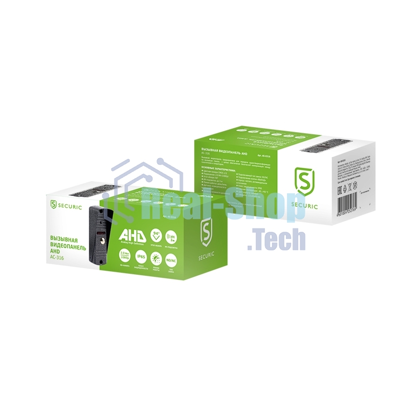 Вызывная видеопанель стандарта AHD (модель AC-316)