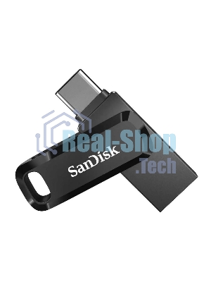 Флешка USB SanDisk DDC3 Ultra Dual Go (SDDDC3-064G-G46), 64Gb, USB 3.1/USB Type-C, R/W 150/30, черный