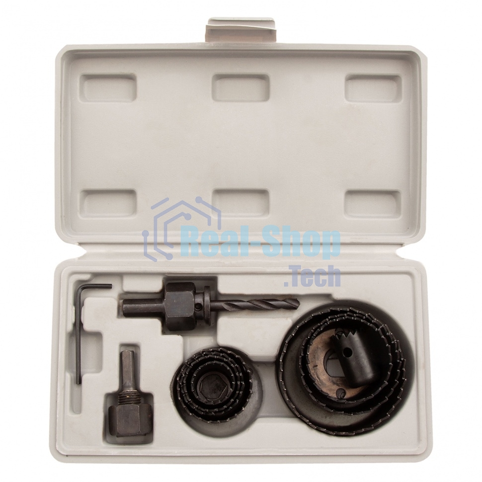 Набор кольцевых пил Matrix по дереву, 19-64 мм 11 предм