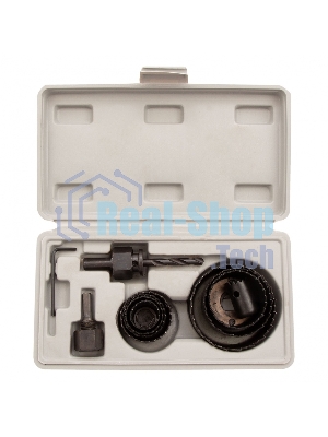 Набор кольцевых пил Matrix по дереву, 19-64 мм 11 предм