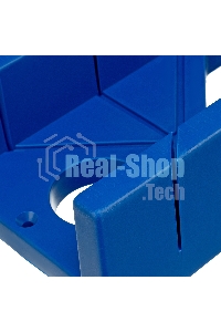 Стусло пластиковое Сибртех синее, 4 угла для запила+пила 450 мм