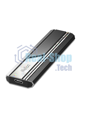 Внешний SSD Netac ZX10, 2TB, USB 3.2 Gen 2 Type-C, R/W 1050/1050, черный