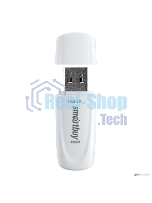 Флешка USB SmartBuy Scout white (SB016Gb3SCW), 16Gb, USB 3.0, R/W 100/40, белый