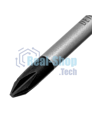 Отвертка Denzel PH1х75 мм, S2, 3к рукоятка