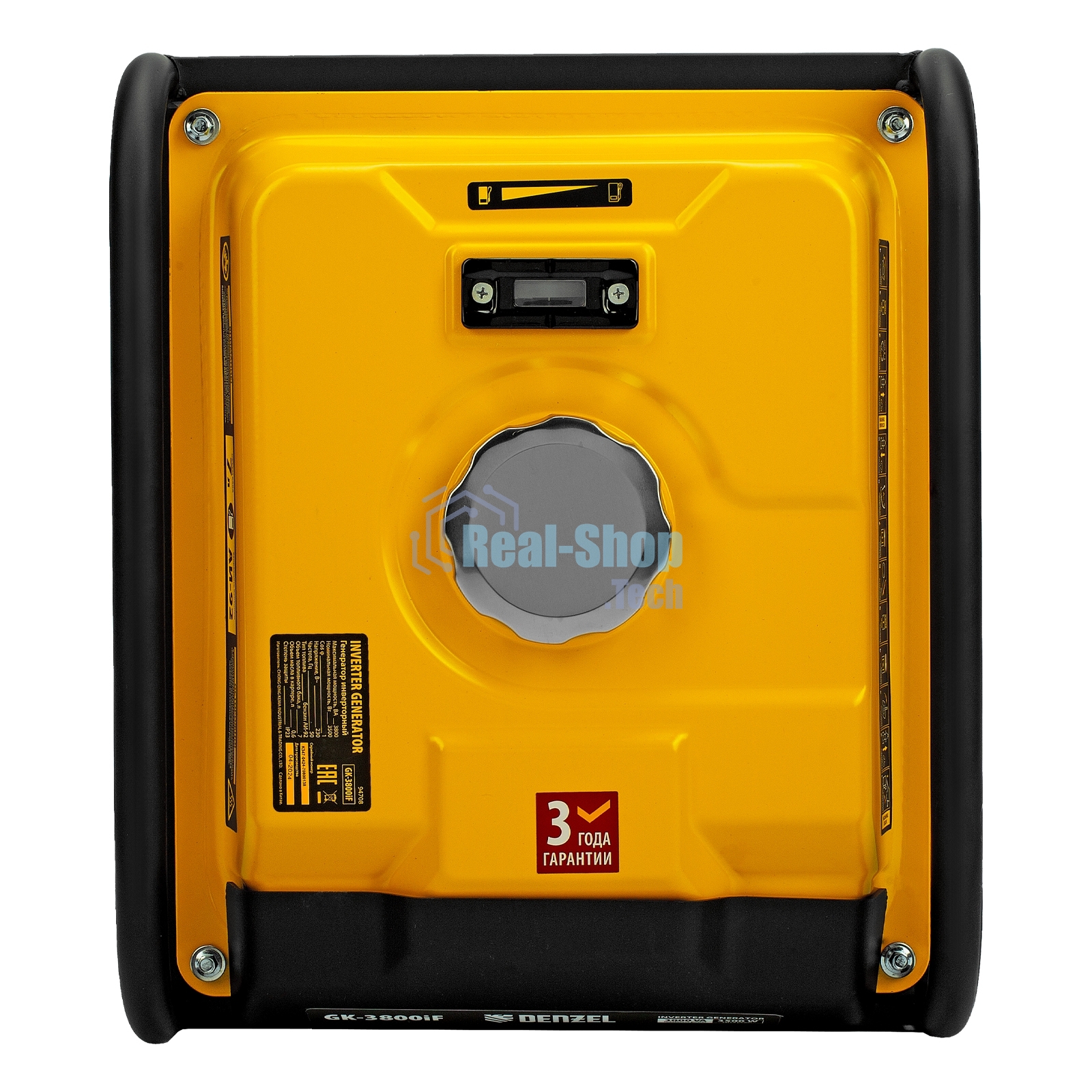 Генератор инверторный Denzel GK-3800iF, 3,8 кВт, 230 В, ручной старт
