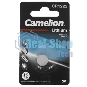 Элемент питания литиевый Camelion CR CR1225 BL-1 (блист.1шт) 3 В