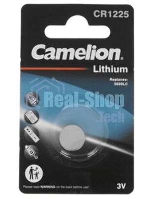 Элемент питания литиевый Camelion CR CR1225 BL-1 (блист.1шт) 3 В