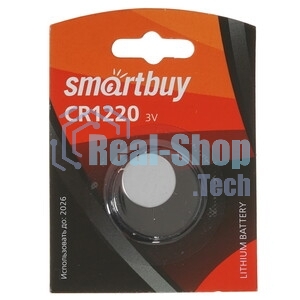 Батарейка Smartbuy CR1220/1B (12/720) (SBBL-1220-1B) (1 шт. в уп-ке)