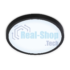 Светильник светодиодный ультратонкий Ambrella light FZ1953 BK черный IP54 20W 5000K D270*15 (Без ПДУ)