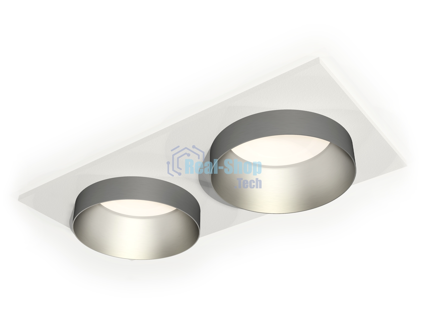 Комплект встраиваемого светильника Ambrella light XC6525023 SWH/MCH белый песок/хром матовый MR16 GU5.3 (C6525, N6133)