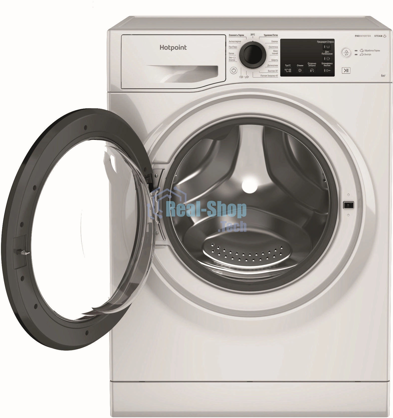 Стиральная машина Hotpoint NSB 6039 K VE RU белый, загр. фронтальная макс.: 6 кг 1000 об/мин класс: А