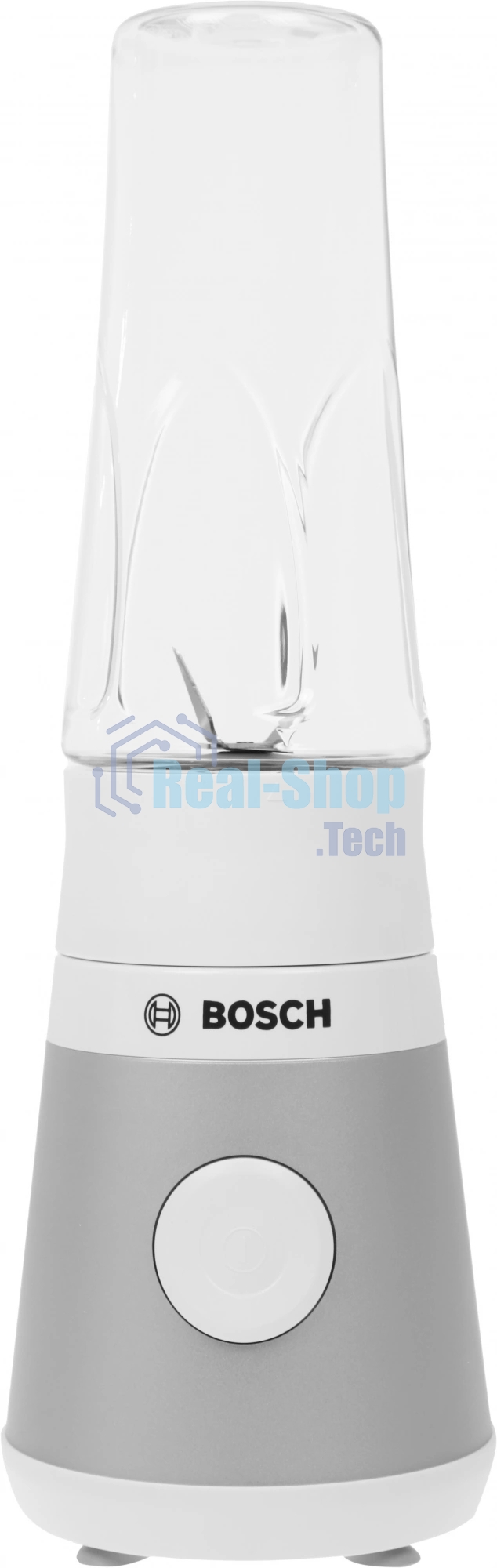 Блендер стационарный Bosch MMB2111T серебристый, 450 Вт, 1 скорость
