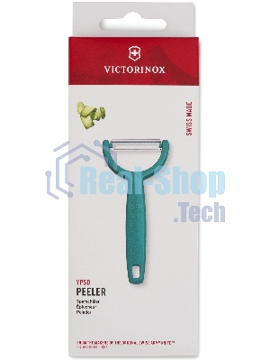 Овощечистка Victorinox Ypsoс лезвием двухсторон. зеленый упак.:европодвес (6.0963.4)