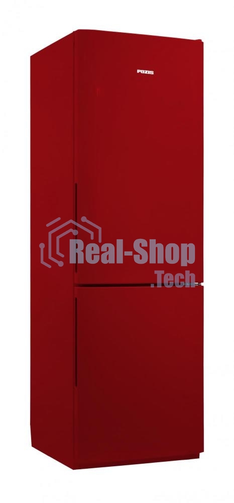 Холодильник Pozis RK FNF-170 рубиновый двухкамерный 220/94 л морозилка снизу