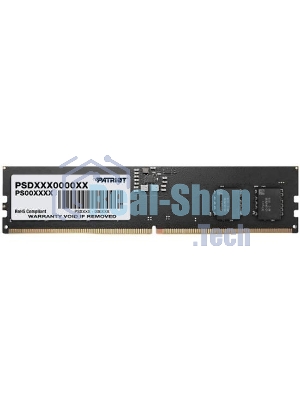 Оперативная память Patriot Signature, DDR5, 8GB (1x8 GB), 5200 MHz, CL42, DIMM