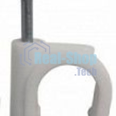 Клипсы Hyperline GC-1C для кабеля полиэтилен6мм (упак.: 100 шт)