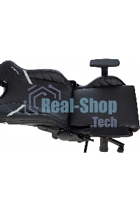 Кресло игровое Knight Thunder 5X черный эко.кожа крестов. металл