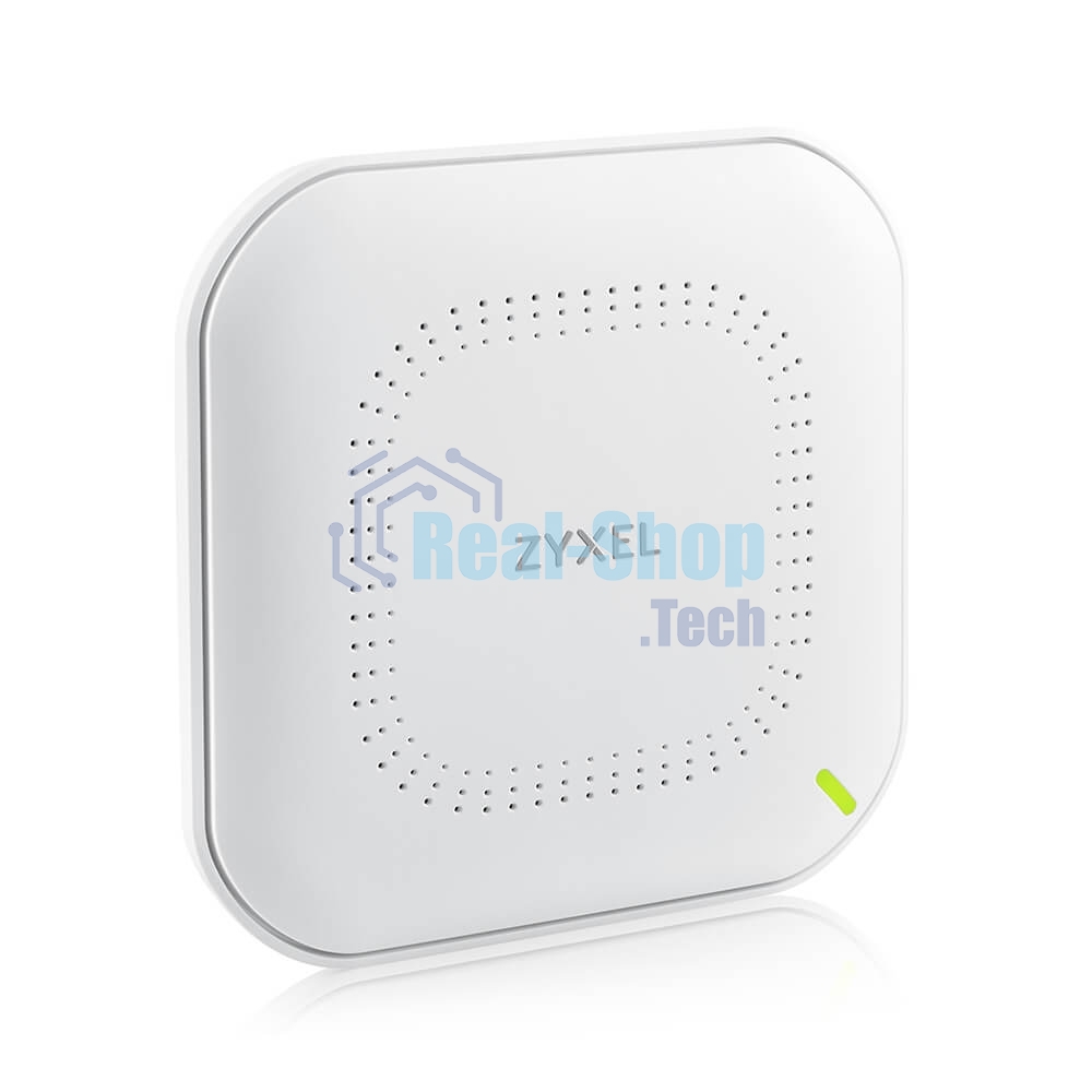 Точка доступа Zyxel NebulaFlex NWA90AX PRO, WiFi 6, 802.11a/b/g/n/ac/ax (2,4 и 5 ГГц), MU-MIMO, антенны 3x3, до 575+2400 Мбит/с, 1xLAN 2.5GE, PoE, защита от 4G/5G, БП в комплекте