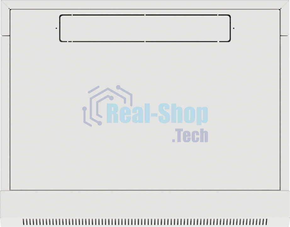 Шкаф коммутационный NTSS Премиум (NTSS-W6U6045GS-2) настенный 6U 600x450 мм пер. дв. стекл 60 кг серый IP20 сталь