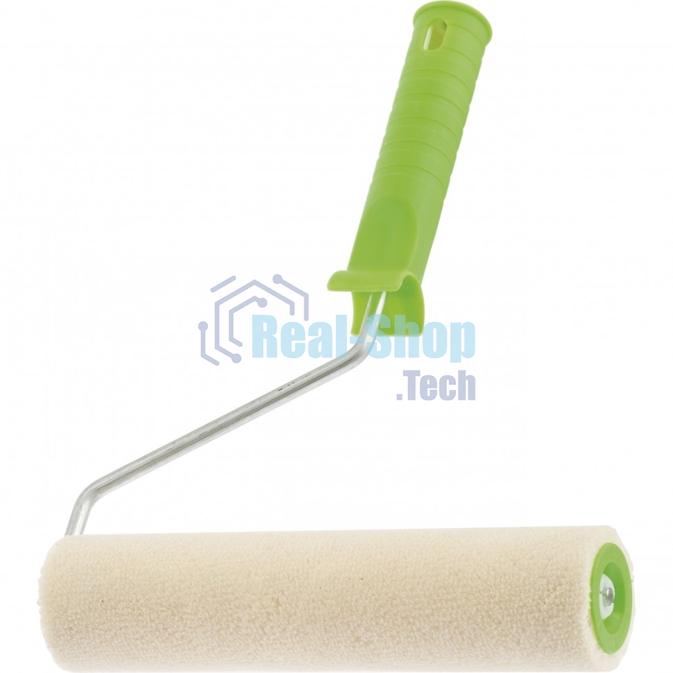 Валик Сибртех велюр с ручкой,240 мм,ворс 2 мм, D - 36 мм