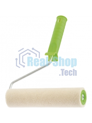 Валик Сибртех велюр с ручкой,240 мм,ворс 2 мм, D - 36 мм