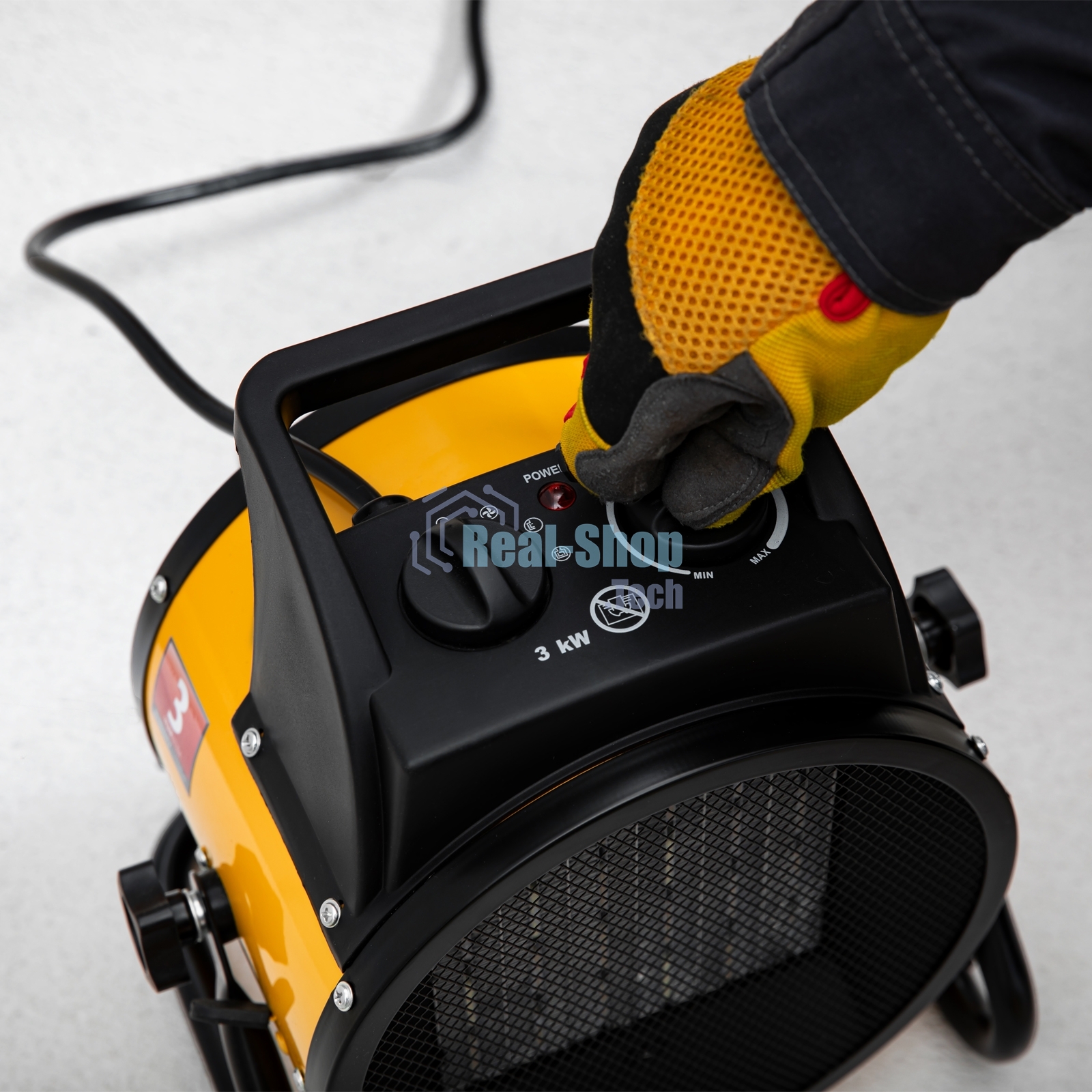 Тепловая пушка Denzel DHC 3-150 96431 3кВт 150м3/ч 30м2 2.75кг