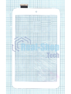 Сенсорное стекло (тачскрин) для Asus MeMO Pad 8 (ME180A) белое