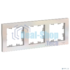 Рамка 3-м AtlasDesign универс. жемчуг SchE ATN000403