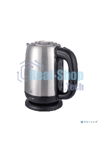 Чайник электрический BQ KT1821S черный/стальной, мощность 2200Вт, Максимальный объем 1.7л