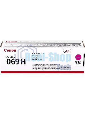 Картридж лазерный Canon 069HM (5096C002/004) пурпурный (5500 стр. повышенной емкости) для Canon MF752Cdw/754Cdw, LBP673Cdw