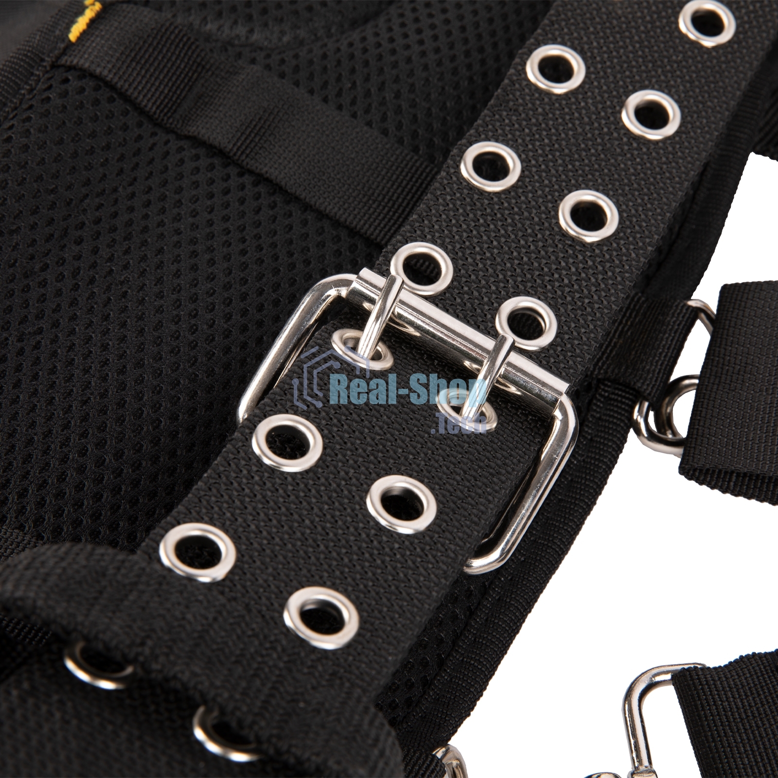 Пояс монтажника усиленный Denzel с лямками, сумки поясные, держатель для молотка