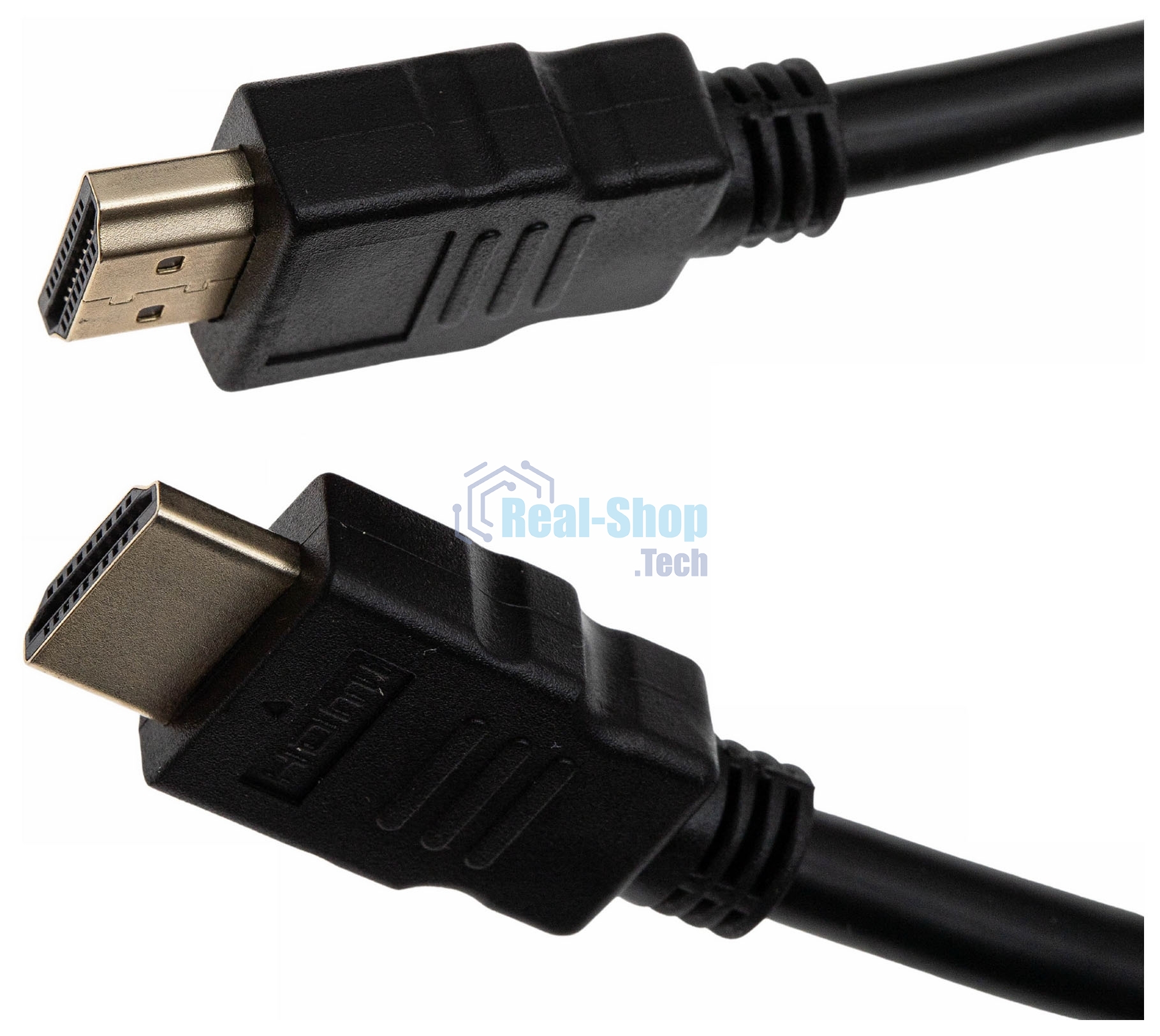 Кабель аудио-видео Cactus CS-HDMI.1.4-1.8 HDMI (m)/HDMI (m) 1.8м. позолоченные контакты черный
