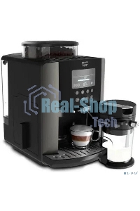 Кофемашина Krups Arabica Latte EA819E10 1450Вт черный/коричневый