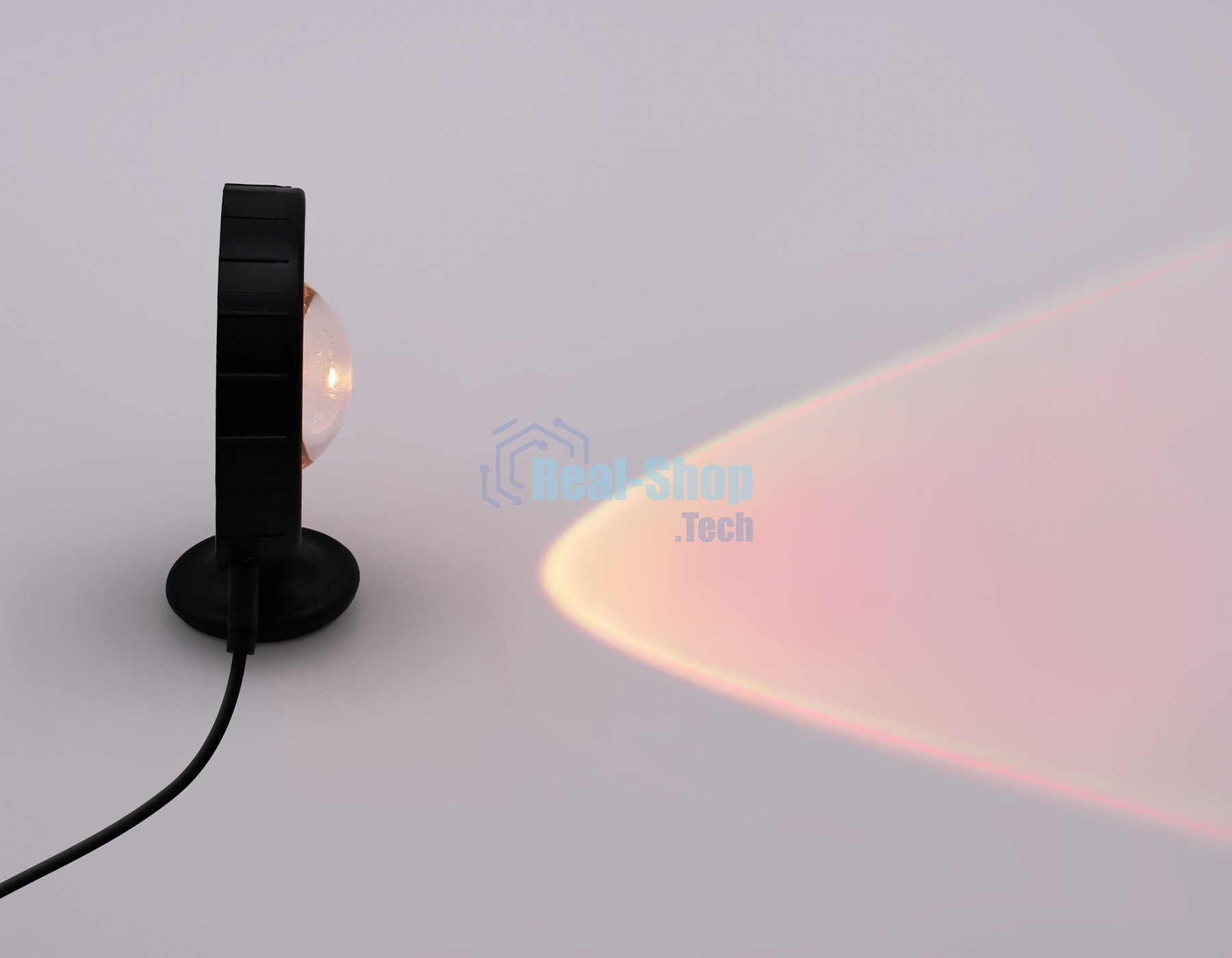 Атмосферная светодиодная настольная лампа Ambrella light DE8383 BK черный LED RGB 3W (ПДУ RGB)