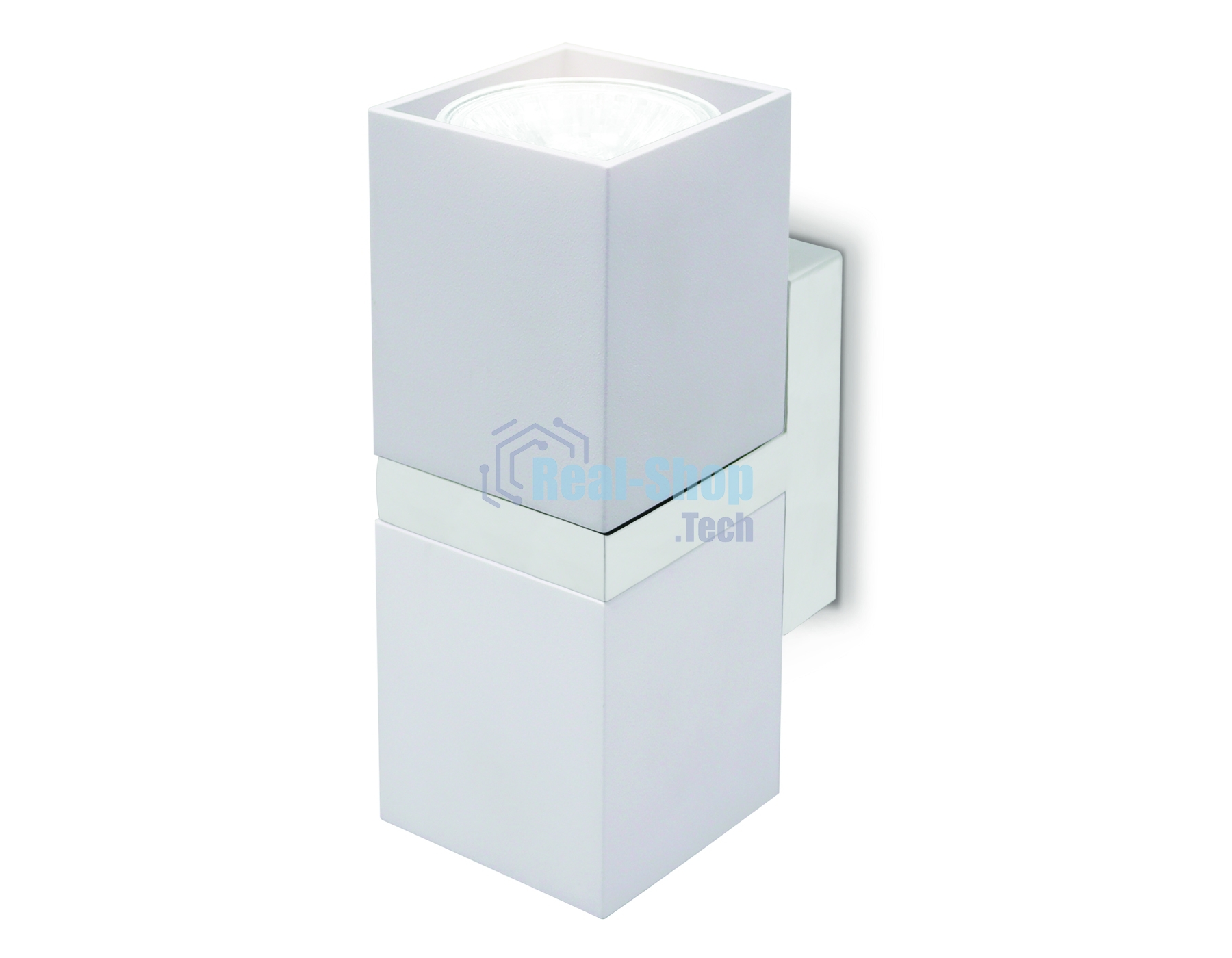 Настенный светильник FW245/2 WH/CH белый/хром GU10*2 max 12W 155*61*80