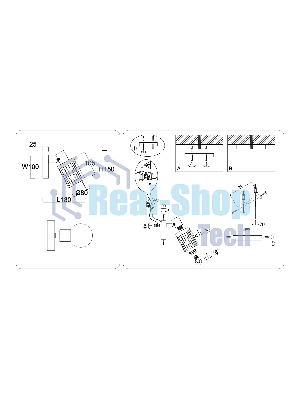 Светильник Ambrella light TR8663 WH белый E14 max 60W 180*100*150